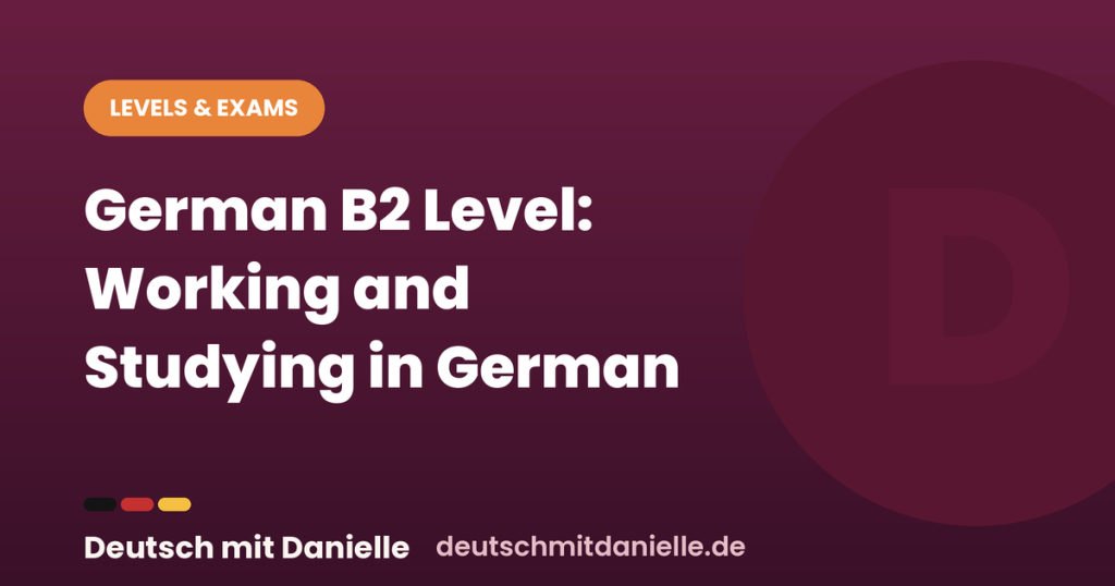 dmd german b2 level
