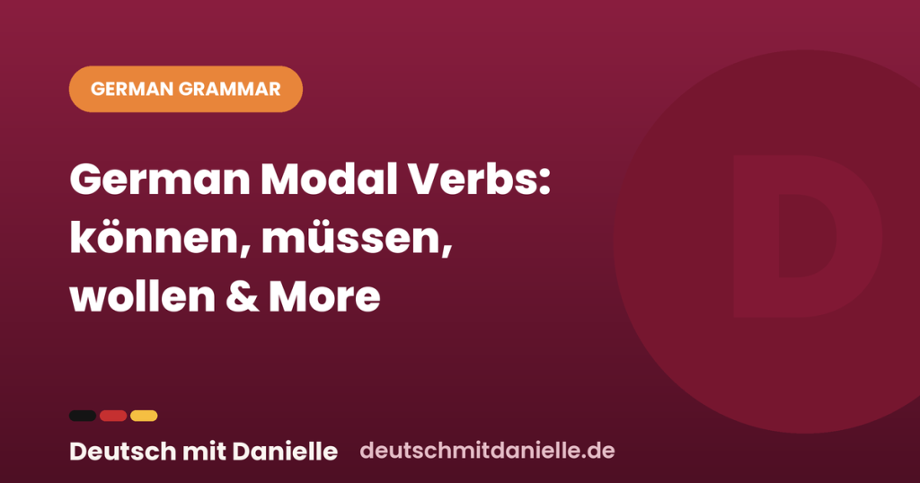 dmd german modal verbs
