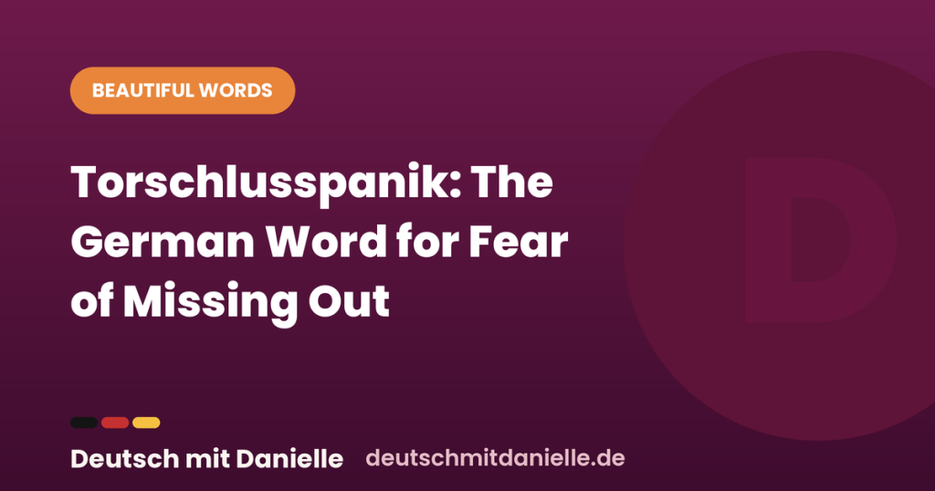 dmd german word torschlusspanik